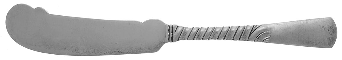 Colonial (Sterling, 1885) Large Flat Handle Butter Spreader by Gorham Silver-1