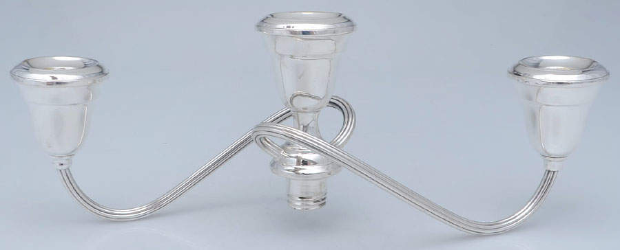 Colonial (Silverplate, Hollowware) 3 Light Candelabra Branch by Gorham Silver-1