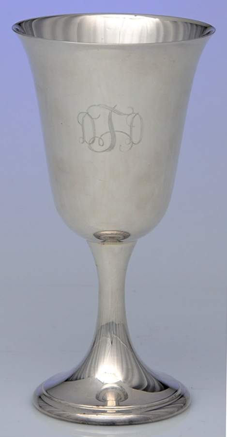 Colonial (Silverplate, Hollowware) Water Goblet by Gorham Silver-1