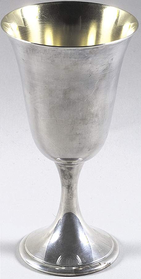 Colonial (Silverplate, Hollowware) Water Goblet by Gorham Silver-1