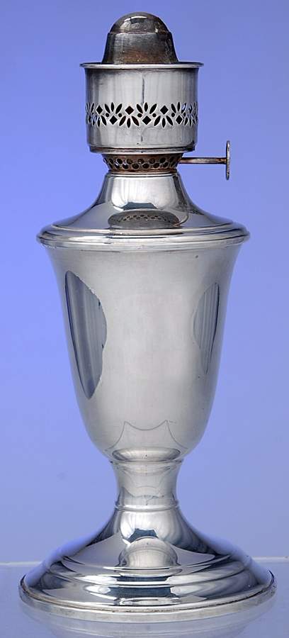 Colonial (Silverplate, Hollowware) Oil Lamp Base No Globe by Gorham Silver-1