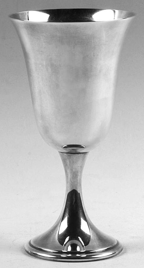 Colonial (Silverplate, Hollowware) Water Goblet by Gorham Silver-1
