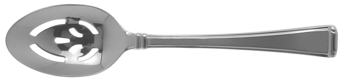 Column (Stainless) Pierced Tablespoon (Serving Spoon) by Gorham Silver-1