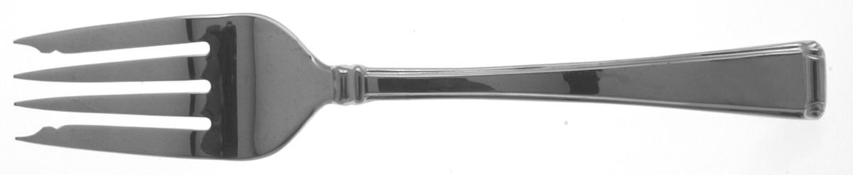 Column (Stainless) Medium Solid Cold Meat Serving Fork by Gorham Silver-1