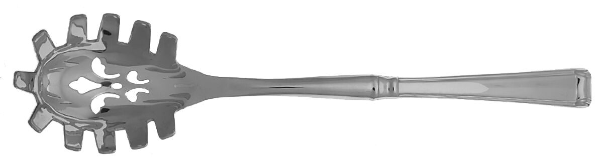 Column (Stainless) Pasta Server with Stainless Bowl HC by Gorham Silver-1