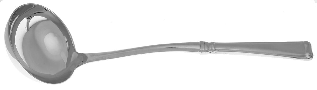 Column (Stainless) Soup Ladle with Stainless Bowl HC by Gorham Silver-1