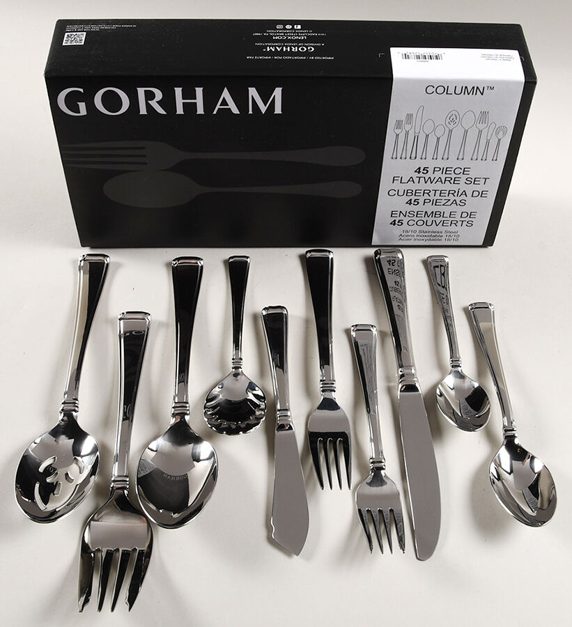 Column (Stainless) 45 Piece Set by Gorham Silver-1