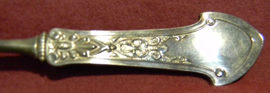 Corinthian (Sterling, 1872) Brightcut Solid Large Berry/Casserole Spoon by Gorham Silver-1