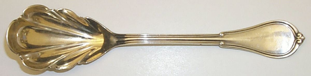 Cottage (Sterling, 1861, No Monograms) Large Jelly Spoon by Gorham Silver-1