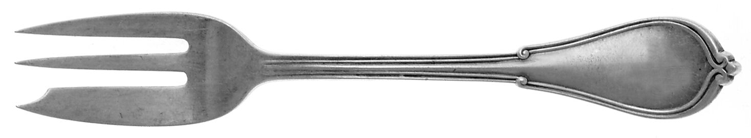 Cottage (Sterling, 1861, No Monograms) Individual Pie Fork by Gorham Silver-1