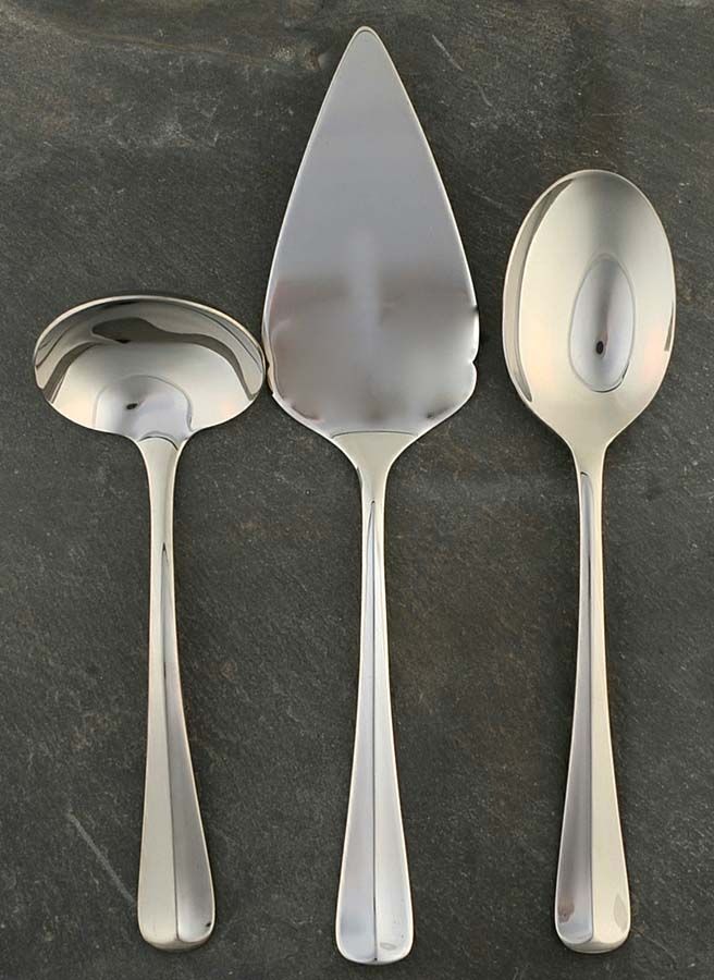 Colonial Tipt (Stainless, Glossy) 3 Piece Completer Set by Gorham Silver-1