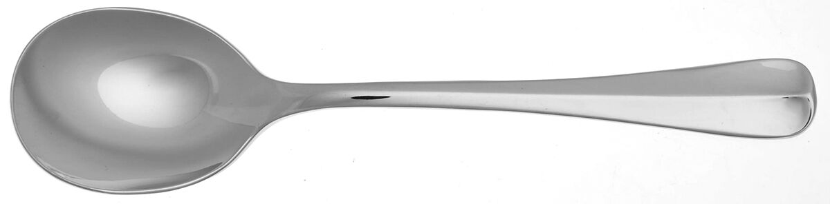 Colonial Tipt (Stainless, Glossy) Round Bowl Soup Spoon (Cream Soup) HC by Gorham Silver-1