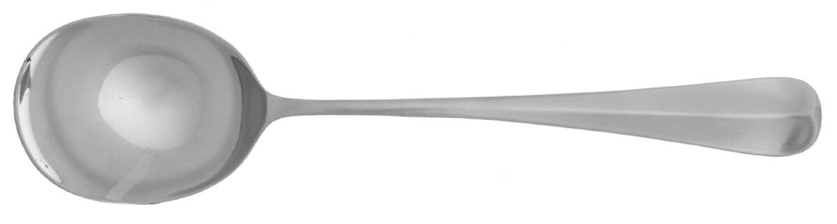 Colonial Tipt (Stainless, Satin) Round Bowl Soup Spoon (Cream Soup) HC by Gorham Silver-1