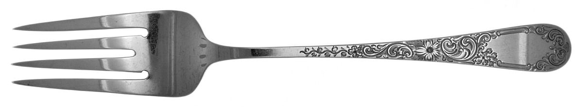 Covington-Engraved (Sterling, 1914) Individual Salad Fork by Gorham Silver-1
