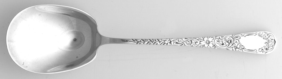 Covington-Engraved (Sterling, 1914) Sugar Spoon by Gorham Silver-1