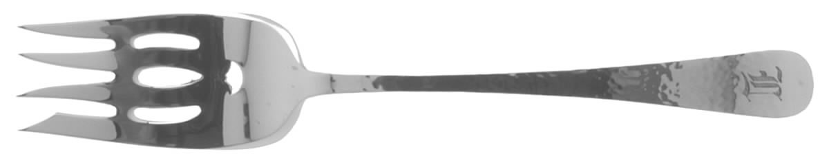 Covington-Hammered (Sterling, 1914) Pastry Fork by Gorham Silver-1