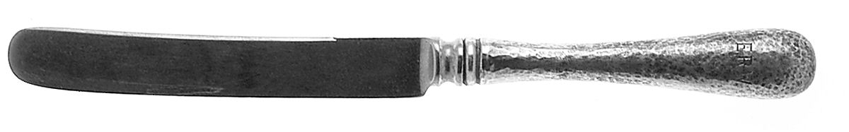 Covington-Hammered (Sterling, 1914) Youth/Tea Knife with Silverplate Blade by Gorham Silver-1
