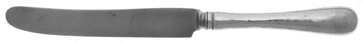 Covington-Hammered (Sterling, 1914) Old French Hollow Knife with Bolster by Gorham Silver-1