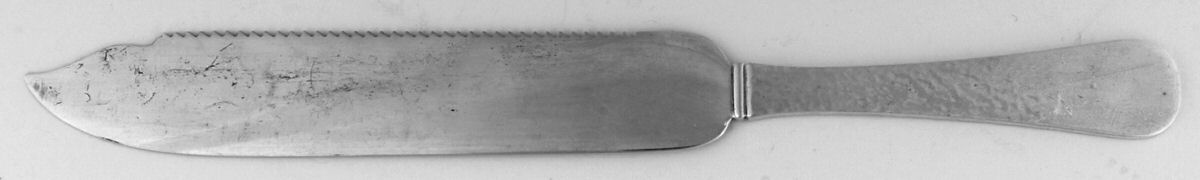 Covington-Hammered (Sterling, 1914) Cake Saw Solid Piece by Gorham Silver-1