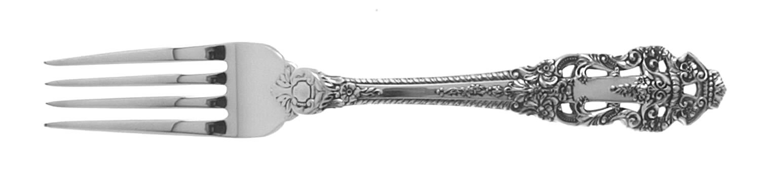 Crown Baroque (Sterling, 1975) Fork by Gorham Silver-1