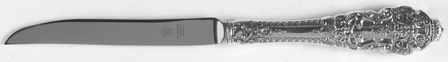 Crown Baroque (Sterling, 1975) Individual Steak Knife Hollow Handle by Gorham Silver-1