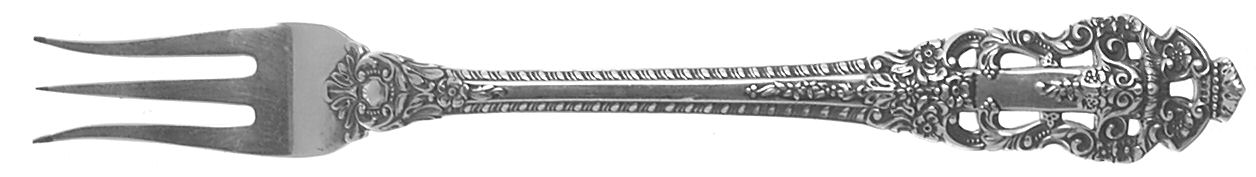 Crown Baroque (Sterling, 1975) Cocktail/Seafood Fork by Gorham Silver-1