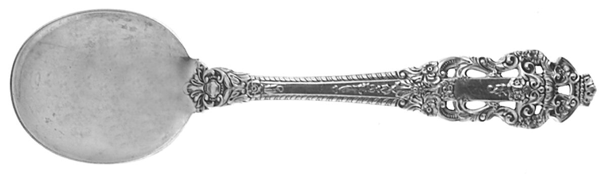 Crown Baroque (Sterling, 1975) Round Bowl Soup Spoon (Cream Soup) by Gorham Silver-1