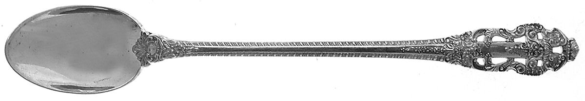 Crown Baroque (Sterling, 1975) Iced Tea Spoon by Gorham Silver-1
