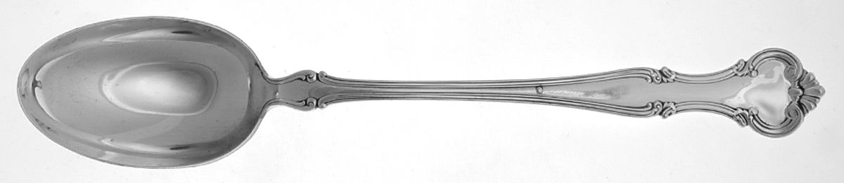 Cromwell (Sterling, 1900, No Monos) Gravy/Dressing Spoon with Button by Gorham Silver-1