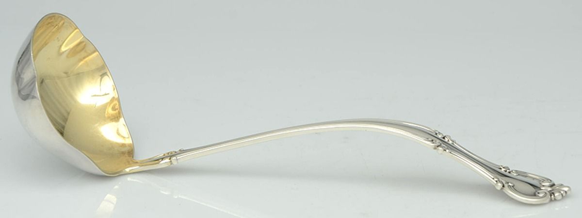 Cromwell (Sterling, 1900, No Monos) Oyster Ladle Solid Piece by Gorham Silver-1