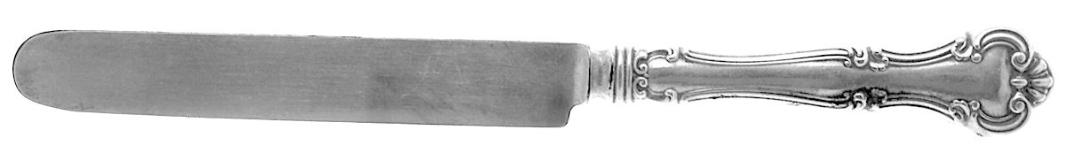 Cromwell (Sterling, 1900, No Monos) Blunt Hollow Knife with Bolster by Gorham Silver-1