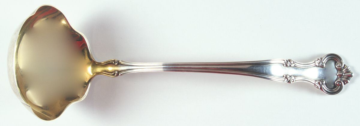 Cromwell (Sterling, 1900, No Monos) Large Solid Soup Ladle by Gorham Silver-1