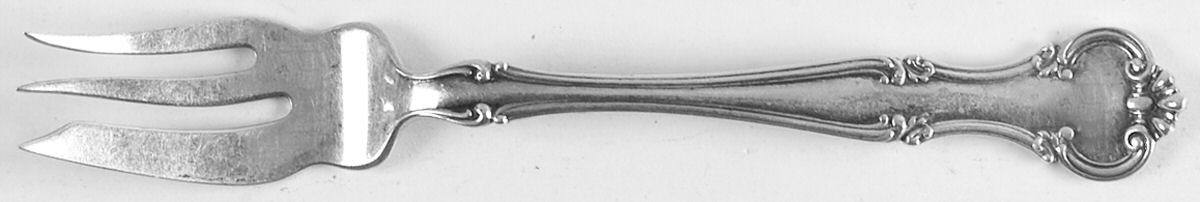 Cromwell (Sterling, 1900, No Monos) Old Style Pickle Fork by Gorham Silver-1