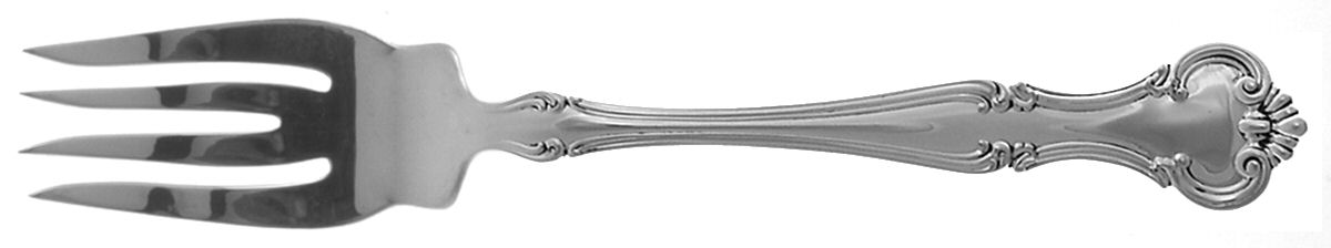 Cromwell (Sterling, 1900, No Monos) Individual Solid Fish Fork by Gorham Silver-1