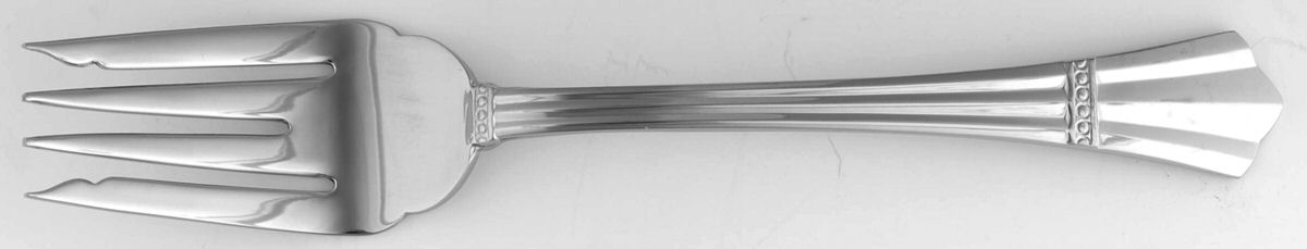 Danube (Stainless) Medium Solid Cold Meat Serving Fork by Gorham Silver-1
