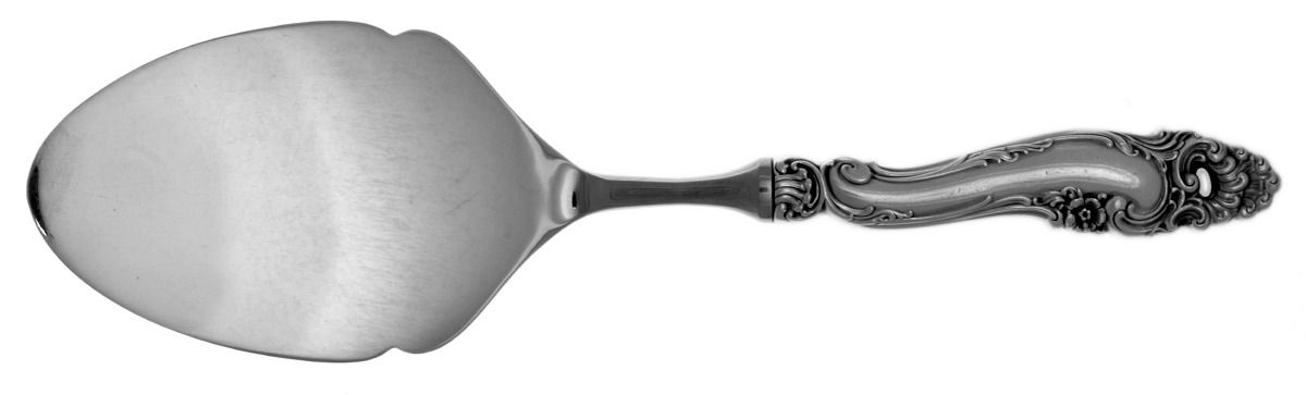 Decor (Sterling, 1953, No Monograms) Pastry Server with Stainless Blade by Gorham Silver-1