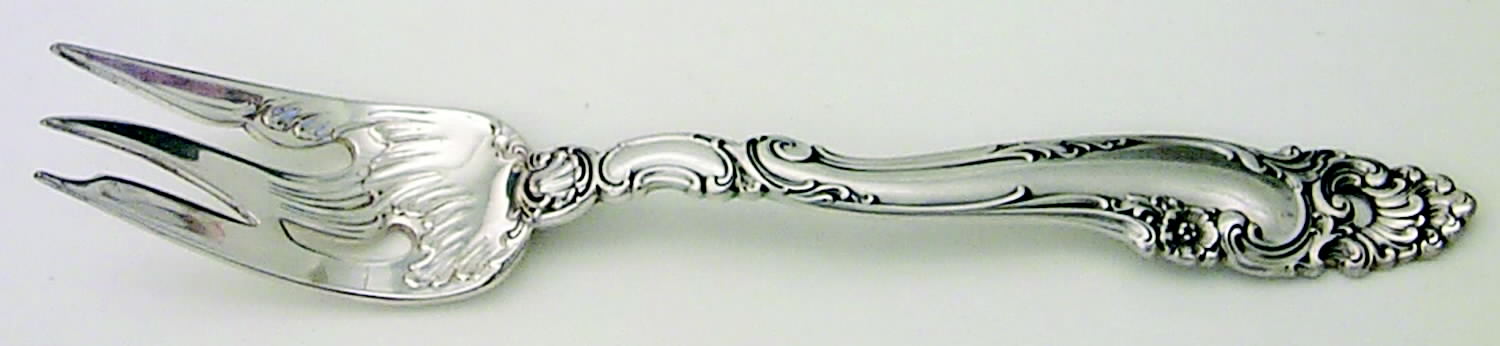 Decor (Sterling, 1953, No Monograms) Individual Salad Fork by Gorham Silver-1