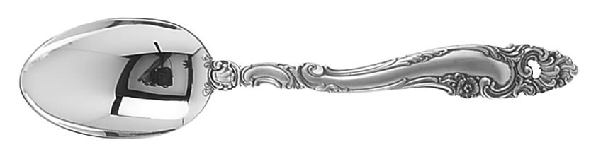 Decor (Sterling, 1953, No Monograms) Dessert/Oval Soup Spoon by Gorham Silver-1