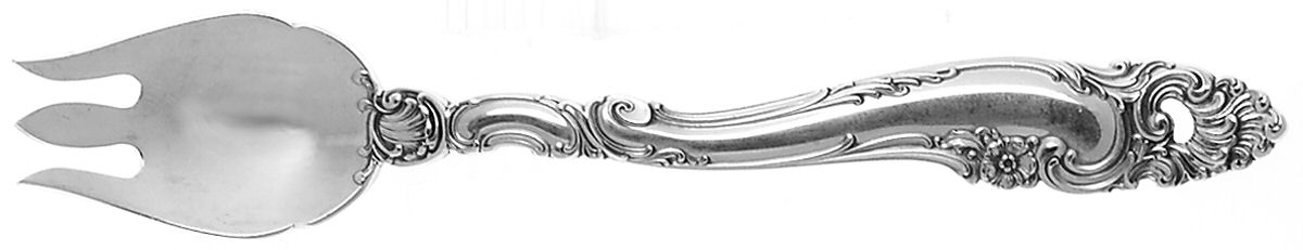 Decor (Sterling, 1953, No Monograms) Ice Cream Fork by Gorham Silver-1