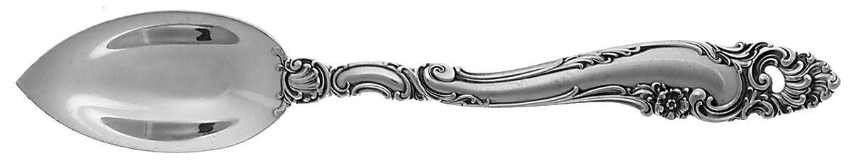 Decor (Sterling, 1953, No Monograms) Fruit/Orange Spoon by Gorham Silver-1