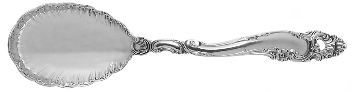 Decor (Sterling, 1953, No Monograms) Solid Salad Serving Spoon by Gorham Silver-1