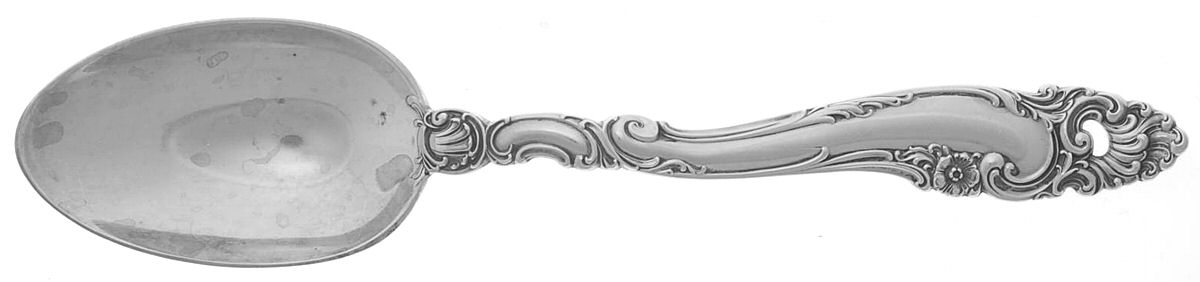 Decor (Sterling, 1953, No Monograms) Tablespoon (Serving Spoon) by Gorham Silver-1