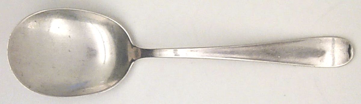 Dolly Madison (Sterling, 1929) Small Solid Berry/Casserole Spoon by Gorham Silver-1