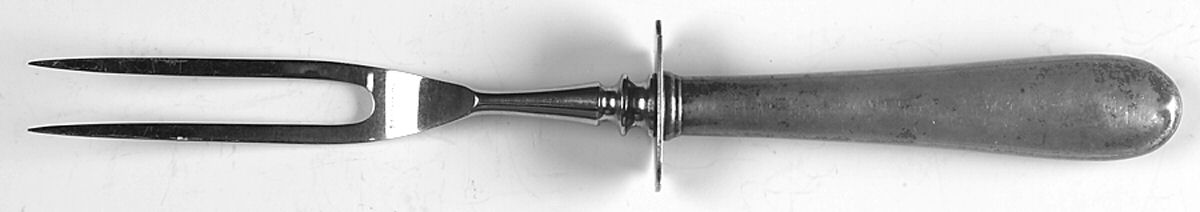 Dolly Madison (Sterling, 1929) Small Carving Fork W/Sterling Guard by Gorham Silver-1