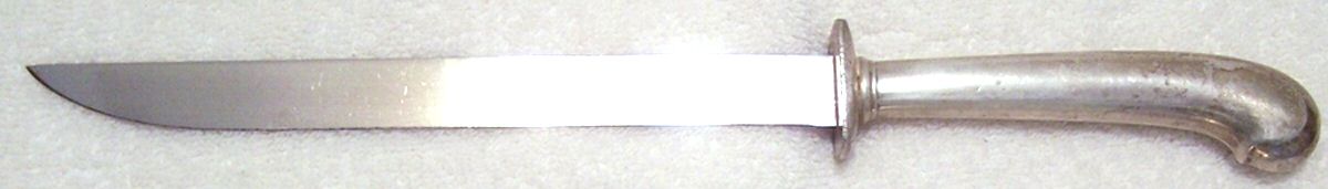 Dolly Madison (Sterling, 1929) Sm Carving Knife W/Stnl Prongs & Pistol Hdl by Gorham Silver-1