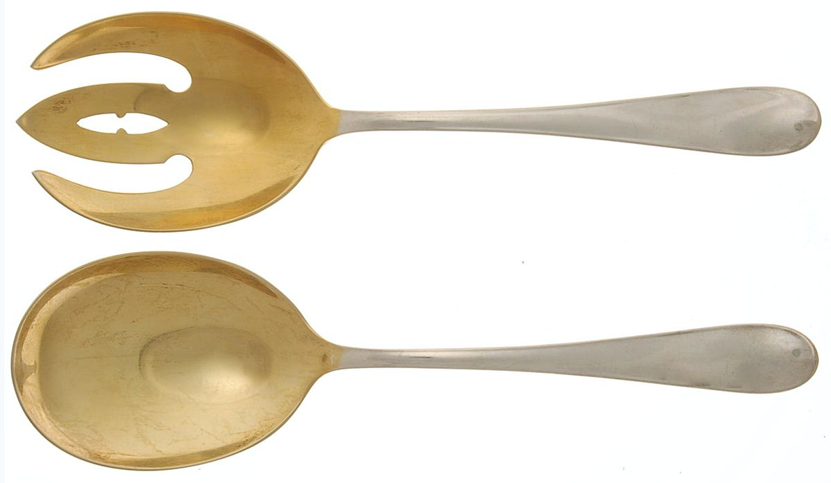 Dolly Madison (Sterling, 1929) (2 Pc) Solid Salad Set by Gorham Silver-1