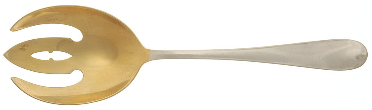 Dolly Madison (Sterling, 1929) Solid Salad Serving Fork by Gorham Silver-1
