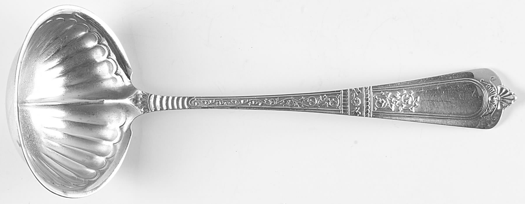 Domestic (Sterling, 1880) Solid Gravy Ladle by Gorham Silver-1