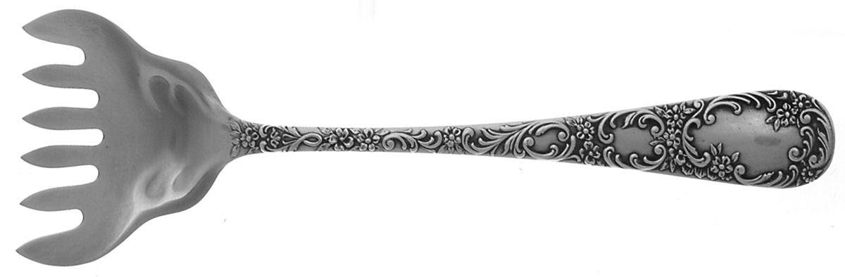 Douglas (Sterling, 1899) Large Solid Tined Sardine Serving Fork by Gorham Silver-1