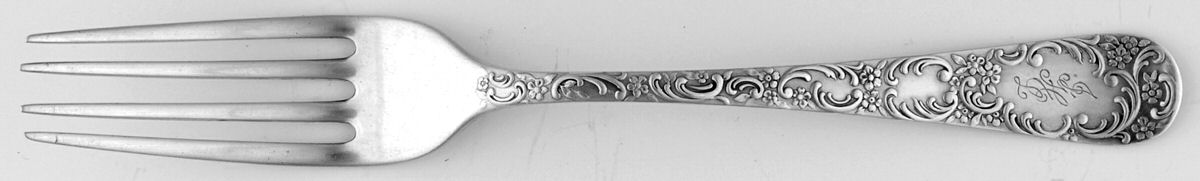 Douglas (Sterling, 1899) Monogram Fork by Gorham Silver-1